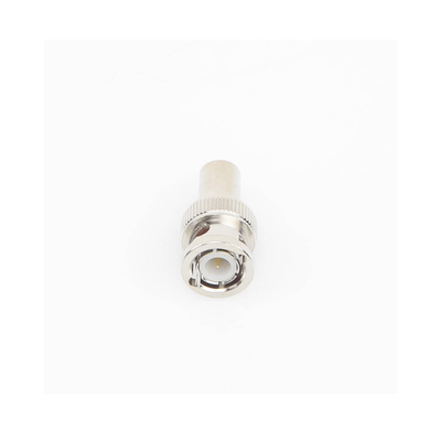 Carga Coaxial Terminal de 75 Ohm para CCTV, 1/2 Watt, en Conector BNC Macho, Níquel/ Oro/ Delrin.