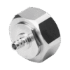 Conector DIN 7-16 Macho de Pin Cautivo, Anillo Plegable para Cable RG-8/X, LMR-240, Bronce Blanco/ Plata/ Teflón.​ Conector DIN 7-16 Macho de Pin Cautivo, Anillo Plegable para Cable RG-8/X, LMR-240, Bronce Blanco/ Plata/ Teflón.​
