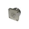 Conector DIN 7-16 Hembra, Tipo Flange de 4 Hoyos para Panel y Copa Soldable.