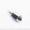 Conector FME Macho de anillo plegable para cable RG-58/U, Niquel/ Oro/ Teflón.