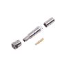 Conector FME Hembra de Anillo Plegable para Cable RG-58/U, Níquel/ Oro/ Teflón.