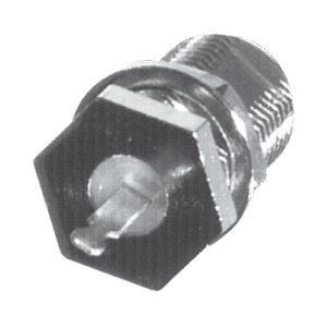 Conector F Hembra para Panel en Doble D-Plano, Borde Hexagonal, Terminal Soldable Níquel/ Estaño/ Polipropileno. Conector F Hembra para Panel en Doble D-Plano, Borde Hexagonal, Terminal Soldable Níquel/ Estaño/ Polipropileno.