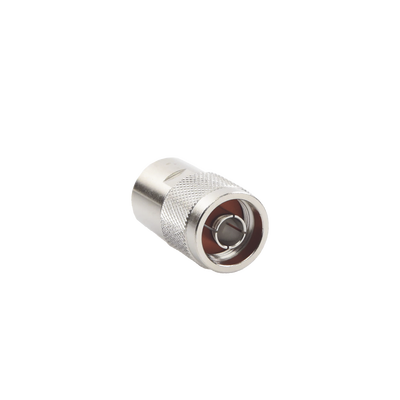 Conector N Macho de Rosca en Cables con Conductor Central AWG-11 ó 13 tipo RG-213/U (8267), RG-214 (8268), RG-8/U (8237), Niquel/ Oro/ Teflón.