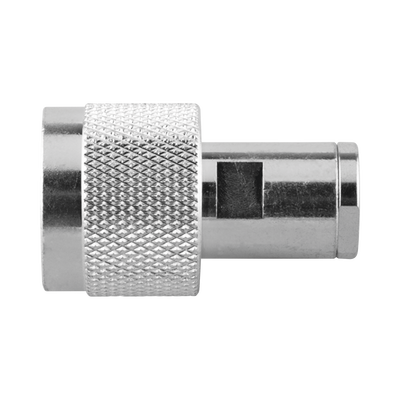 Conector N Macho de Rosca para Cable PROFLEX, Cable Grupo P, Plata/ Oro/ Teflón.