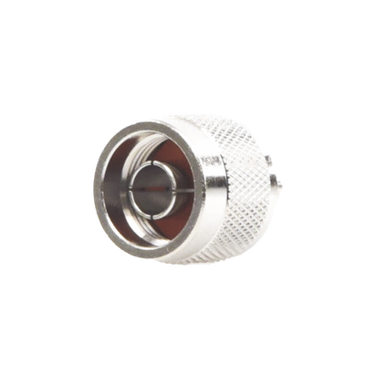 Conector N Macho de Anillo Plegable para Cables Coaxiales RG-58/U, RG-142/U, LMR-195, Níquel/ Oro/ Teflón.​ Conector N Macho de Anillo Plegable para Cables Coaxiales RG-58/U, RG-142/U, LMR-195, Níquel/ Oro/ Teflón.​