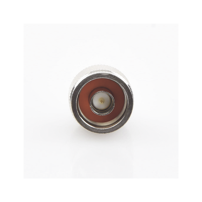 Conector N Macho, Anillo Plegable y Pin Cautivo para RG-8/X, 9258, LMR-240, Níquel/ Oro/ Teflón. Conector N Macho, Anillo Plegable y Pin Cautivo para RG-8/X, 9258, LMR-240, Níquel/ Oro/ Teflón.