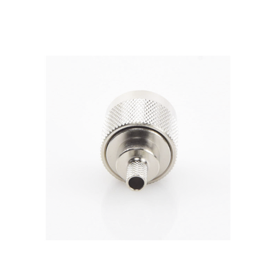 Conector N Macho, Anillo Plegable y Pin Cautivo para RG-8/X, 9258, LMR-240, Níquel/ Oro/ Teflón. Conector N Macho, Anillo Plegable y Pin Cautivo para RG-8/X, 9258, LMR-240, Níquel/ Oro/ Teflón.