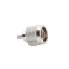 Conector N Macho, Anillo Plegable y Pin Cautivo para RG-8/X, 9258, LMR-240, Níquel/ Oro/ Teflón. Conector N Macho, Anillo Plegable y Pin Cautivo para RG-8/X, 9258, LMR-240, Níquel/ Oro/ Teflón.