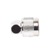 Conector N Macho en A/R de Anillo Plegable para Cables RG-58/U, RG-142/U, Niquel/ Oro/ Teflón. Conector N Macho en A/R de Anillo Plegable para Cables RG-58/U, RG-142/U, Niquel/ Oro/ Teflón.