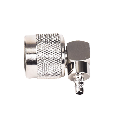 Conector N Macho en A/R de Anillo Plegable para Cables RG-58/U, RG-142/U, Niquel/ Oro/ Teflón. Conector N Macho en A/R de Anillo Plegable para Cables RG-58/U, RG-142/U, Niquel/ Oro/ Teflón.
