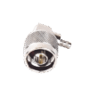 Conector N Macho en A/R de Anillo Plegable para Cables RG-58/U, RG-142/U, Niquel/ Oro/ Teflón. Conector N Macho en A/R de Anillo Plegable para Cables RG-58/U, RG-142/U, Niquel/ Oro/ Teflón.
