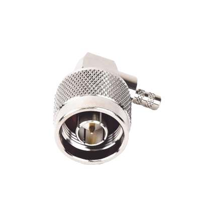 Conector N Macho en A/R de Anillo Plegable para Cables RG-58/U, RG-142/U, Niquel/ Oro/ Teflón. Conector N Macho en A/R de Anillo Plegable para Cables RG-58/U, RG-142/U, Niquel/ Oro/ Teflón.