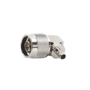 Conector N Macho en A/R de Anillo Plegable para Cables RG-8/X, LMR-240, Níquel/ Oro/ Teflón.