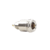 Conector N Hembra Hermético, montaje Frontal en 2D Plano.