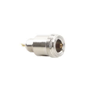 Conector N Hembra Hermético, montaje Frontal en 2D Plano.