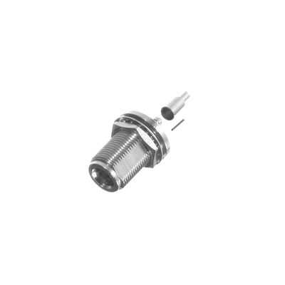 Conector N Hembra de Anillo para Chasis en 2D-Plano para cable RG-142/U.