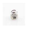Conector N Hembra de Anillo Plegable para cable RG-316, Niquel/ Oro/ Teflón. Conector N Hembra de Anillo Plegable para cable RG-316, Niquel/ Oro/ Teflón.