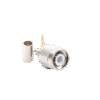 Conector TNC Macho de Anillo Plegable para Cables RG-58/U, RG-142/U, LMR-195, Níquel/ Oro/ Teflón. Conector TNC Macho de Anillo Plegable para Cables RG-58/U, RG-142/U, LMR-195, Níquel/ Oro/ Teflón.