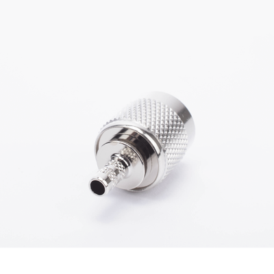 Conector TNC Macho de Anillo plegable para cables RG-174/U, BELDEN 8216.