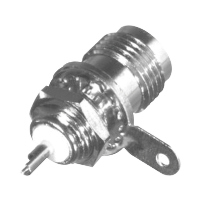 Conector TNC Hembra para Chasis, Montaje Frontal D-Plano, BeCu Soldable, Níquel/ Oro/ Teflón. Conector TNC Hembra para Chasis, Montaje Frontal D-Plano, BeCu Soldable, Níquel/ Oro/ Teflón.