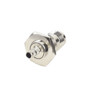 Conector TNC Hembra Hermético, montaje Trasero, D plano. Conector TNC Hembra Hermético, montaje Trasero, D plano.