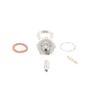 Conector TNC Hembra de montaje en Chasis tipo D Plano y anillo plegable para RG-174/U, 8216.