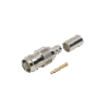 Conector TNC Hembra de Anillo Plegable para Cables RG-8/X, LMR-240, Grupo X, Níquel/ Oro/ Delrin.