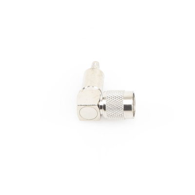 Conector TNC Macho en Ángulo Recto para Cable RG-58/U, LMR-195 Níquel/ Oro/ Teflón.​ Conector TNC Macho en Ángulo Recto para Cable RG-58/U, LMR-195 Níquel/ Oro/ Teflón.​