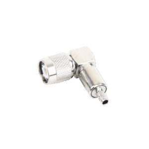 Conector TNC Macho en Ángulo Recto para Cable RG-58/U, LMR-195 Níquel/ Oro/ Teflón.​ Conector TNC Macho en Ángulo Recto para Cable RG-58/U, LMR-195 Níquel/ Oro/ Teflón.​