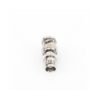 Adaptador en Línea de Conector TNC Hembra a BNC Macho, Níquel/ Oro/ Teflón.