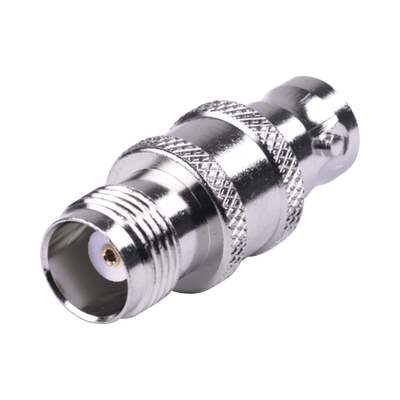 Adaptador en Línea de Conector TNC Hembra a BNC Hembra, Níquel/ Oro/ Teflón. Adaptador en Línea de Conector TNC Hembra a BNC Hembra, Níquel/ Oro/ Teflón.