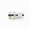 Adaptador en Línea de Conector TNC Macho a N Hembra, Níquel/ Oro/ Teflón.