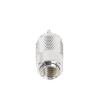 Conector UHF Macho (PL-259) para Cables RG-8/U, RG-8U-SYS, 8237, 8267, 8268, 9913, CTN-400, 7810, 8214, 7810A, RFLASH-1113, LMR-400, Plata )/ Plata/ Teflón.