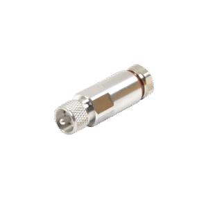 Conector UHF Macho (PL-259) de RF Industries, para Cable HELIAX de 1/2" LDF4-50A, Tipo Rosca, Bronce Blanco/ Plata/ Teflón.