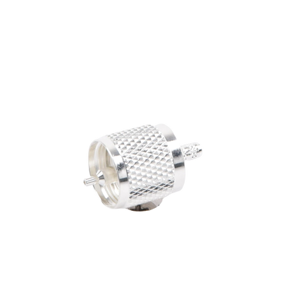 Conector UHF Macho (PL-259) de anillo plegable para cables RG-58/U, RG-142/U.