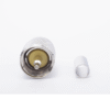 Conector UHF Macho (PL-259) de Anillo Plegable para Cable Coaxial RG-8/X, 9258, LMR-240, Níquel/ Plata/ Baquelita.