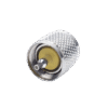 Conector UHF Macho (PL-259) de Anillo Plegable para Cable Coaxial RG-8/X, 9258, LMR-240, Níquel/ Plata/ Baquelita.