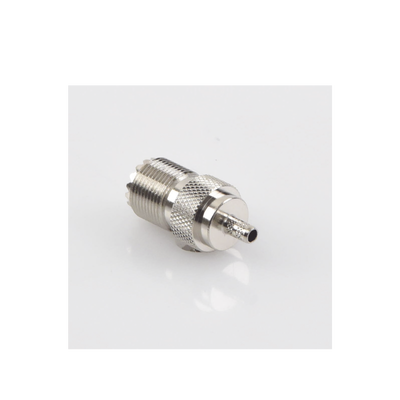 Conector UHF hembra (SO-239) de anillo plegable para cable RG-58/U, RG-142/U.