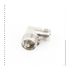 Adaptador en Ángulo Recto, de Conector UHF Macho (PL-259) a UHF Hembra (SO-239), Níquel/ Oro/ Delrin. Adaptador en Ángulo Recto, de Conector UHF Macho (PL-259) a UHF Hembra (SO-239), Níquel/ Oro/ Delrin.