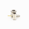 Conector Mini UHF Macho, 50 Ohm, de Anillo Plegable para Cables RG-58/U, RG-142/U, Niquel/Oro/Delrin.
