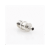 Conector Mini UHF Hembra de Anillo Plegable en Cables RG-58/U, RG-142/U, Níquel/ Plata/ Delrin.