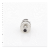 Conector Mini UHF Hembra de Anillo Plegable en Cables RG-58/U, RG-142/U, Níquel/ Plata/ Delrin.