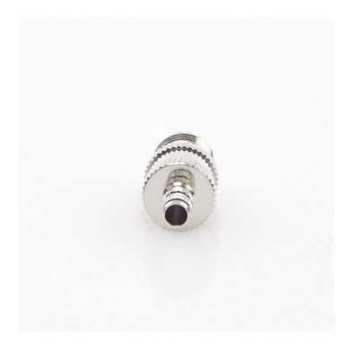 Conector Mini UHF Hembra de Anillo Plegable en Cables RG-58/U, RG-142/U, Níquel/ Plata/ Delrin.
