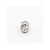 Conector Mini-UHF Hembra en Línea, de Anillo Plegable para Cable Coaxial RG-8/X, 9258, LMR-240, Níquel/ Plata/ Teflón.