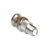 Adaptador en Línea de Conector Mini-UHF Hembra a BNC Macho, Níquel/ Oro/ Teflón. Adaptador en Línea de Conector Mini-UHF Hembra a BNC Macho, Níquel/ Oro/ Teflón.