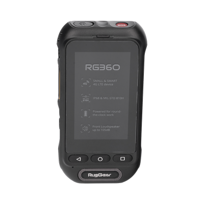 RugGear Radio PoC LTE, IP68 Resistente al Agua, Pantalla Táctil 3", Compatible con NXRadio y TASSTA RugGear Radio PoC LTE, IP68 Resistente al Agua, Pantalla Táctil 3", Compatible con NXRadio y TASSTA