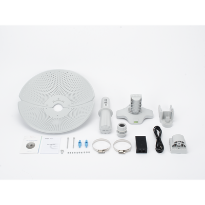 Radio Integrado 23 dBi Puerto Gigabit, Modo AP/CPE en PtP o CPE en Multipunto, Hasta 867 Mbps, Botón de Auto-Emparejamiento para distribuciones de Enlaces Inalámbricos WISP y CCTV, Administración en la Nube