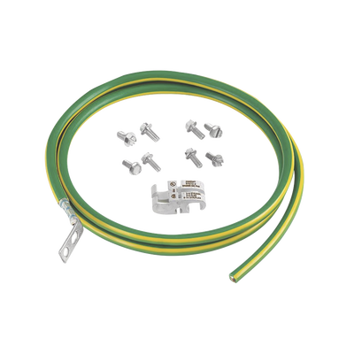 Kit de Jumper para Conexión de Gabinete o Rack de Telecomunicaciones a Barra de Tierra Física, 6 AWG, 1.52 m de Largo