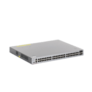 Switch Core Administrable Capa 3 con 48 puertos Gigabit + 4 SFP+ para fibra 10Gb, gestión gratuita desde la nube. Switch Core Administrable Capa 3 con 48 puertos Gigabit + 4 SFP+ para fibra 10Gb, gestión gratuita desde la nube.