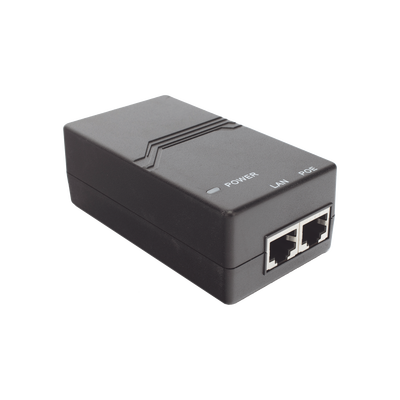 Inyector PoE estándar 802.3af Gigabit (50 V - 0.3 A - 15 W)